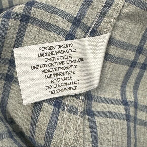 J. HILBURN Men’s Custom Plaid Long Sleeve Button Down Shirt Sz M - Picture 7 of 8